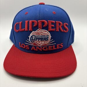 vintage NBA los Angeles Clippers adjustable fit hat red blue